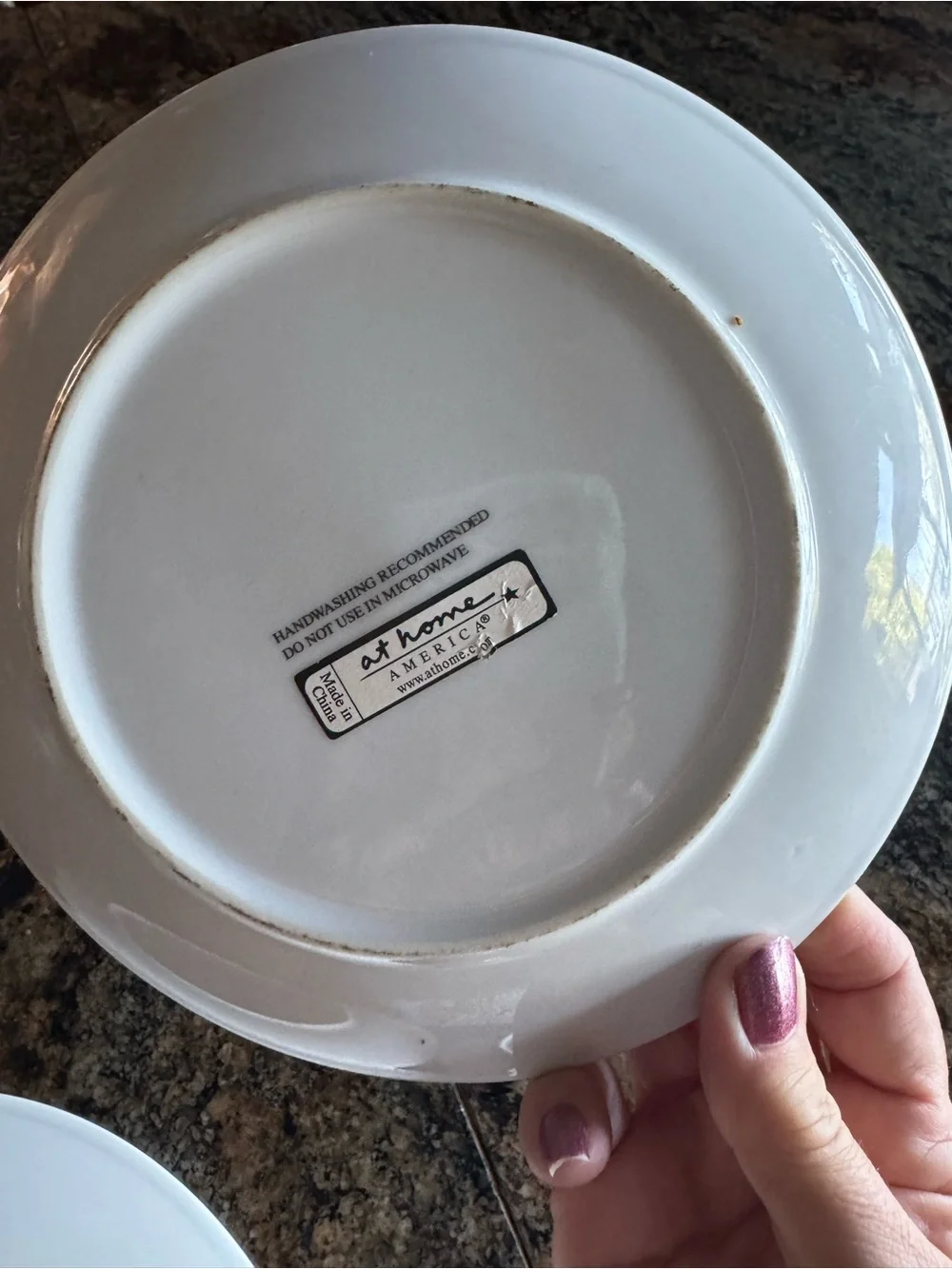 At Home America Snowman 3-Piece Plate Set